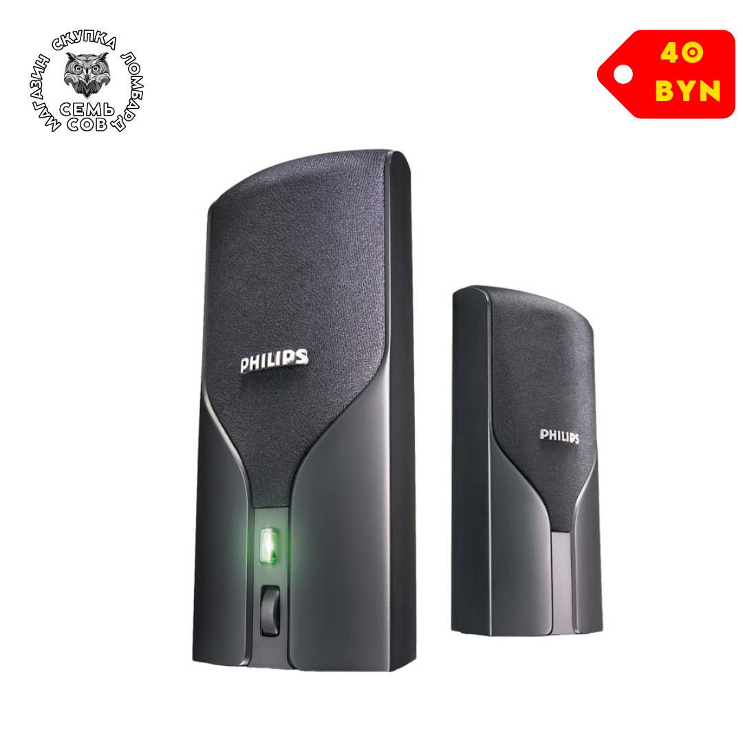 Магазин скупка ломбард, копия (47) Колонки Philips SPA2200NM 2,0, Black — изображение 1