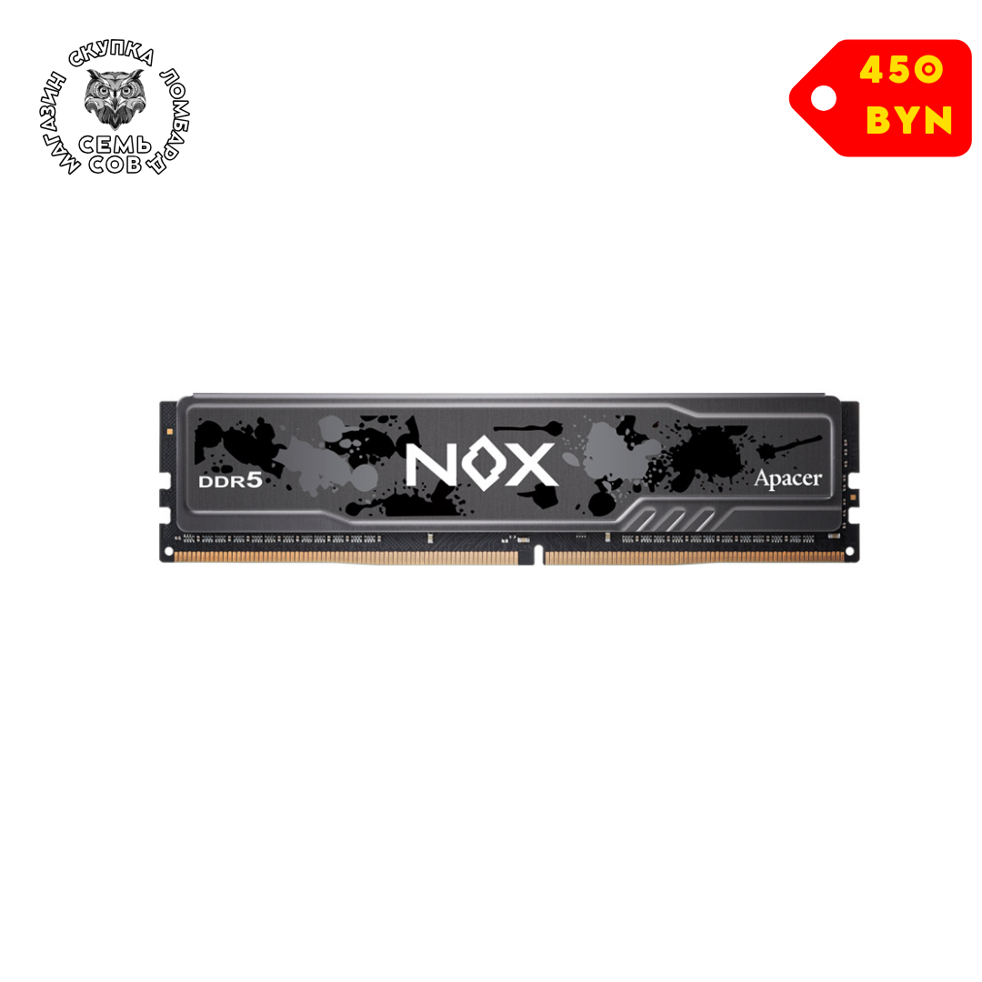 Магазин скупка ломбард, копия - 2026-03-11T115012.707 Оперативная память Apacer NOX 16ГБ DDR5 5200 МГц AH5U16G52C522MBAA-1 — изображение 1