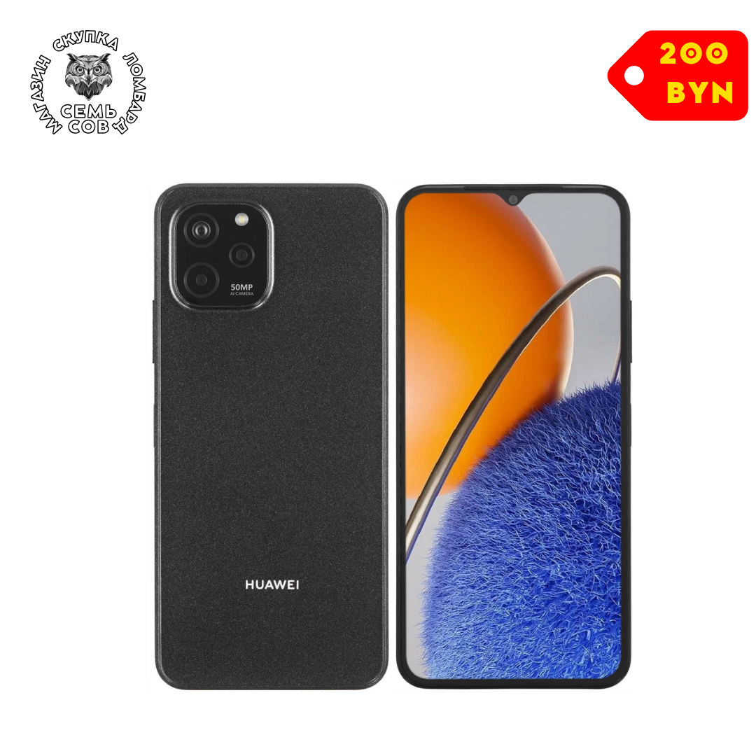 Магазин скупка ломбард, копия - 2026-04-02T114011.366 Телефон Huawei Nova Y61 EVE-LX9N 4GB/128GB с NFC (полночный черный) — изображение 1