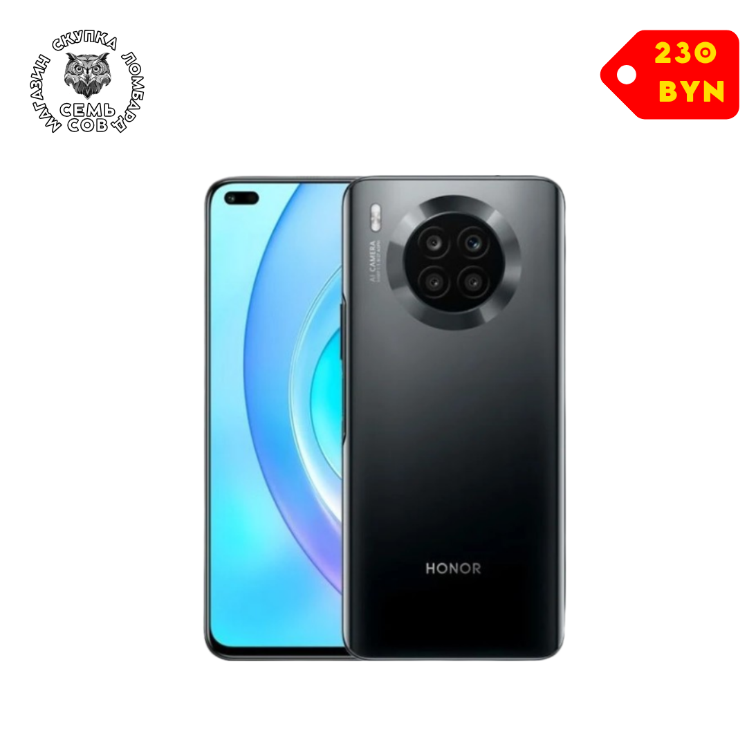 Магазин скупка ломбард, копия (29) Телефон HONOR 50 Lite 6GB/128GB международная версия (полночный черный) — изображение 1