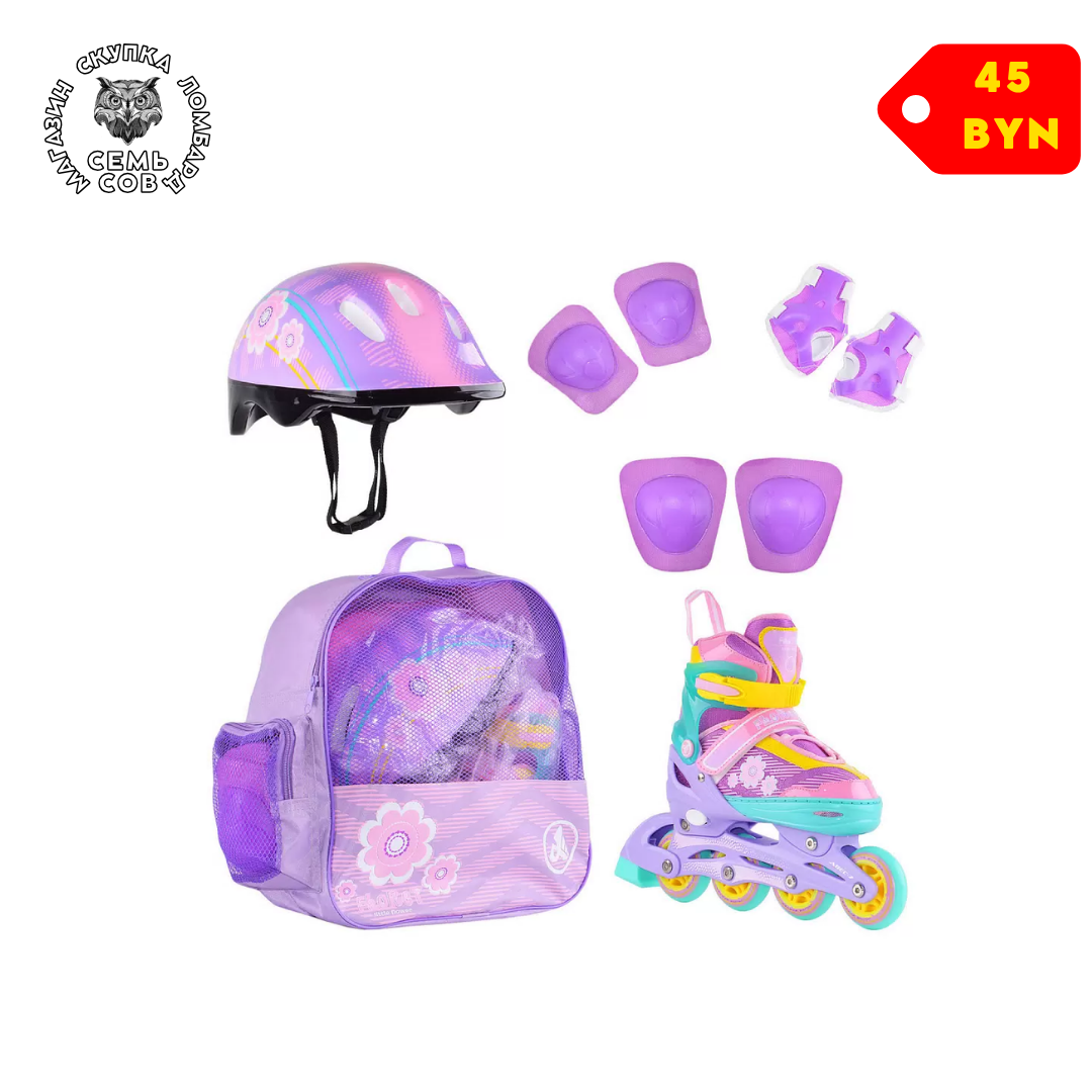 Магазин скупка ломбард, копия (30) Роликовый комплект Alpha Caprice FLORET Violet — изображение 1