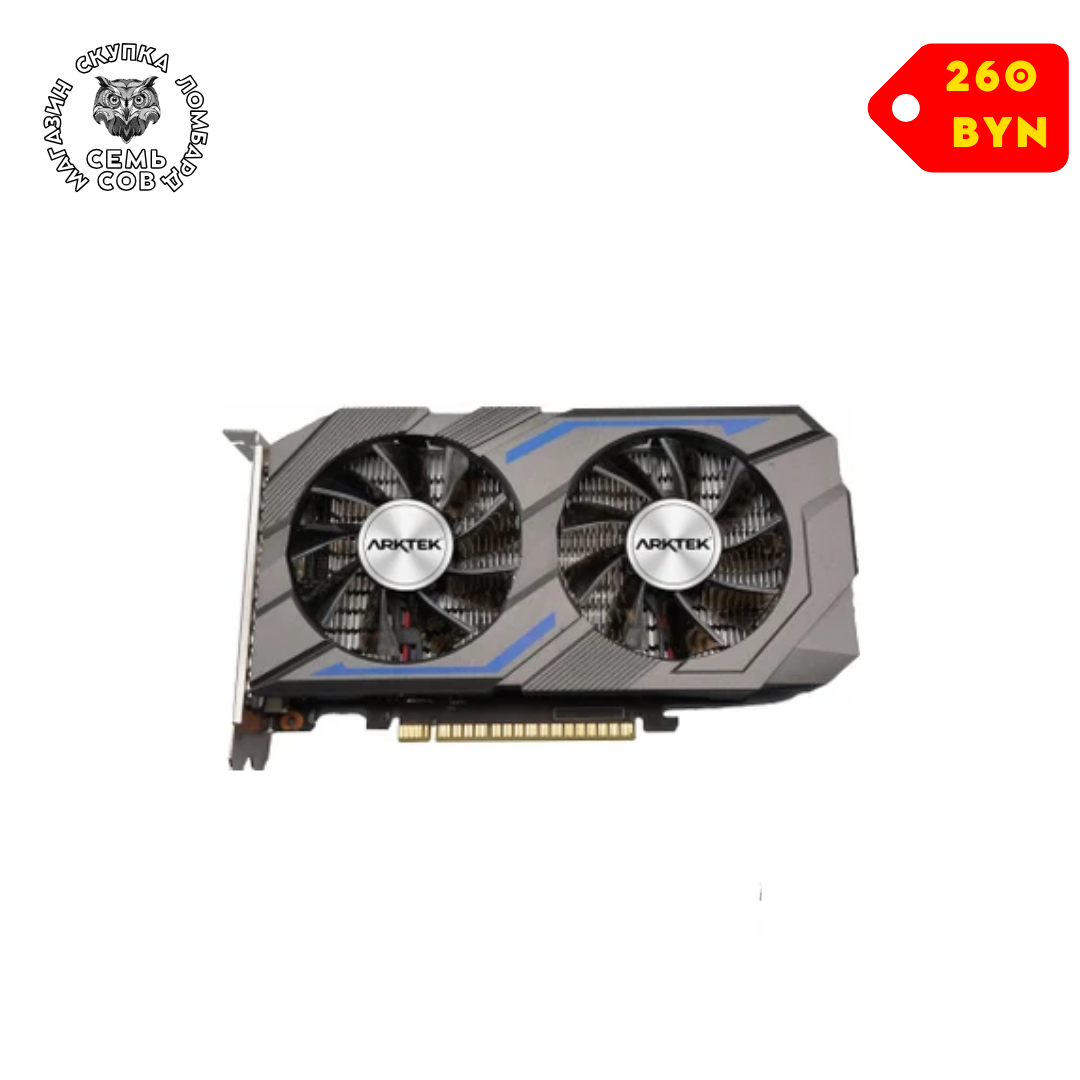 Магазин скупка ломбард, копия - 2026-06-08T120250.596 Видеокарта Arktek GeForce GTX 1650 4GB GDDR6 AKN1650D6S4GH1 — изображение 1