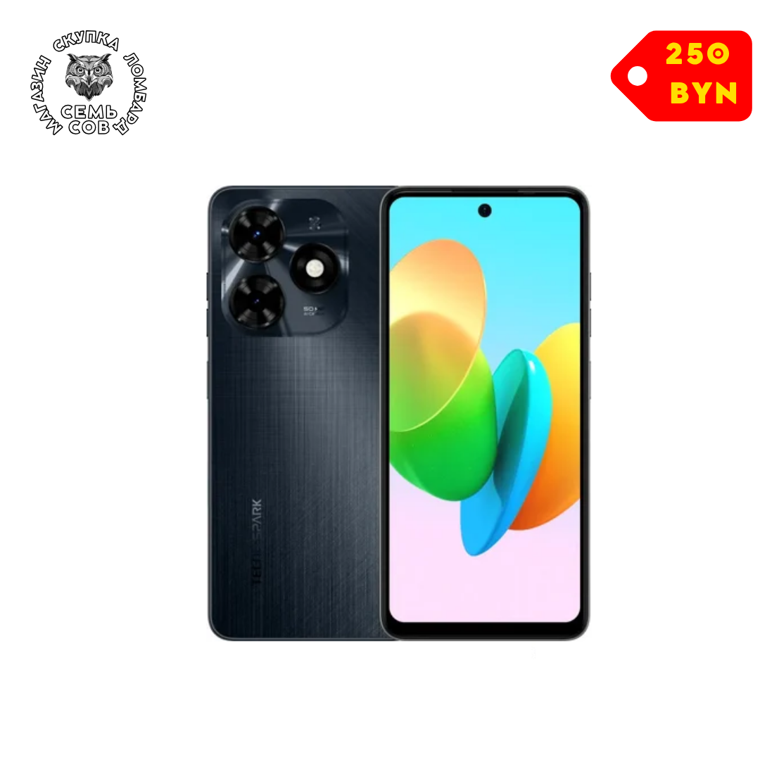 Магазин скупка ломбард, копия - 2026-06-12T111851.617 Телефон Tecno Spark 20C 8GB/128GB (черный) — изображение 1