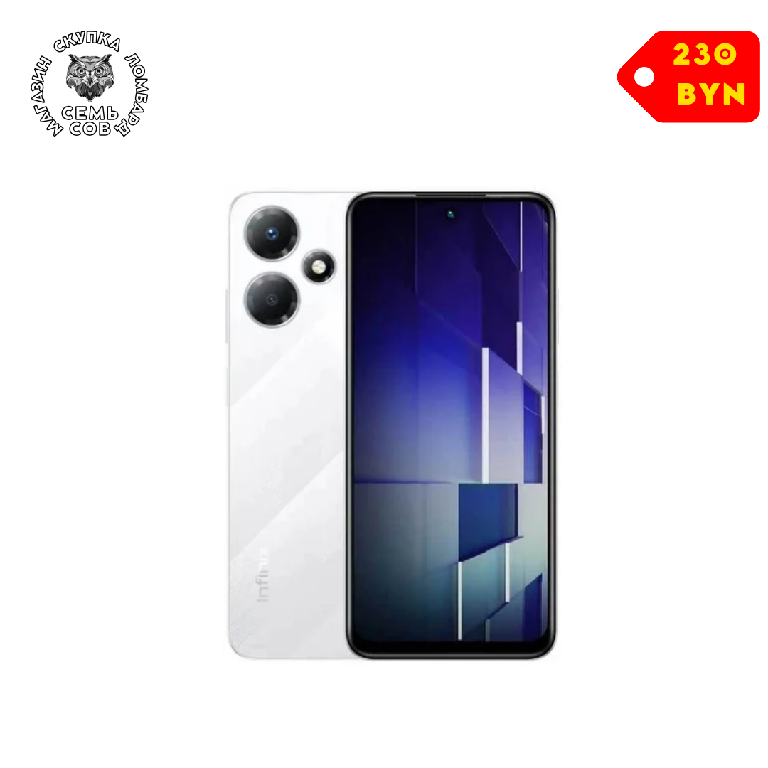 Магазин скупка ломбард, копия - 2026-07-02T105342.293 Телефон Infinix Hot 30 Play NFC 8GB/128GB (кристально-белый) — изображение 1