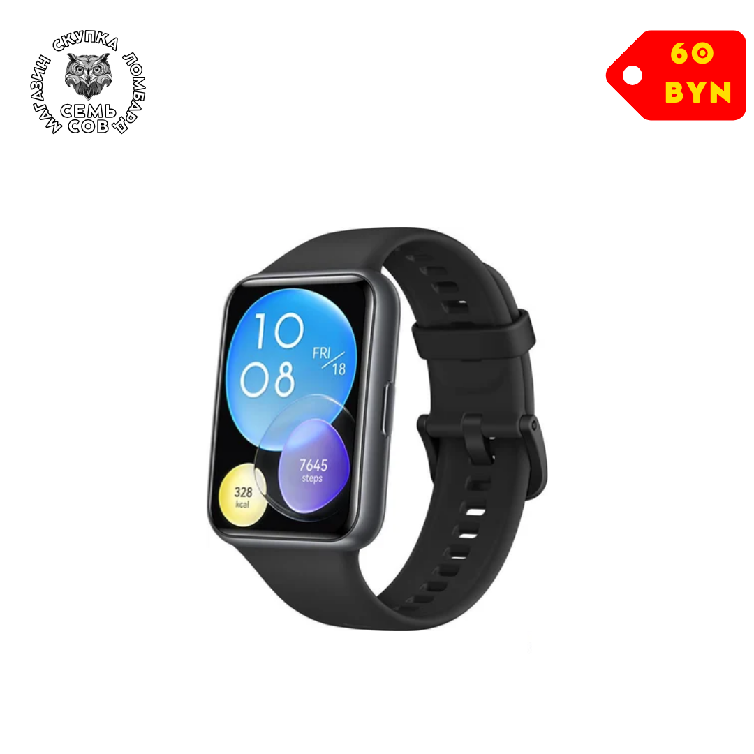 Магазин скупка ломбард, копия - 2026-07-06T104728.881 Умные часы Huawei Watch FIT 2 Active международная версия (полночный черный) — изображение 1