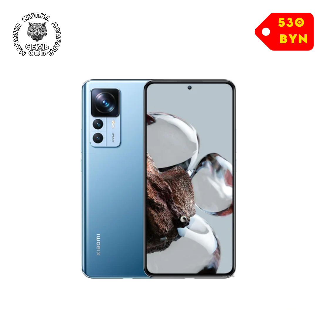 Магазин скупка ломбард, копия - 2026-08-01T150037.786 Телефон Xiaomi 12T Pro 8GB/256GB международная версия (синий) — изображение 1